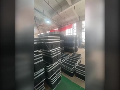 caixa rasa da cremalheira do ABS de 10u 4U com as rodas superiores e o punho lateral