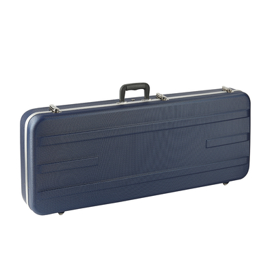 Caixa dura retangular Shell Blue Waterproof da guitarra elétrica do ABS