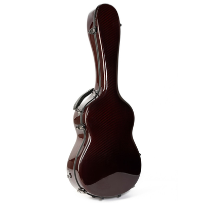 Carbono clássico CFC-500 do ar do caso do voo da guitarra do punho rígido vermelho