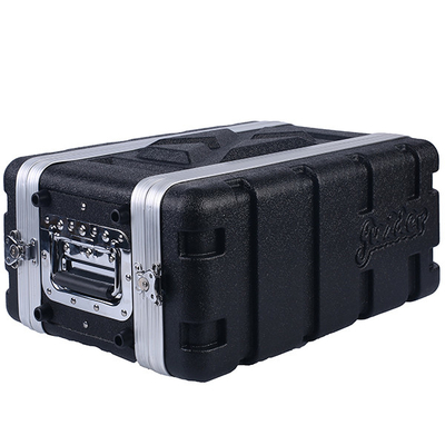 Relhas dianteiras e traseiras Caso de rack raso Caso de rack montável ABS Case 2u 4u 3u