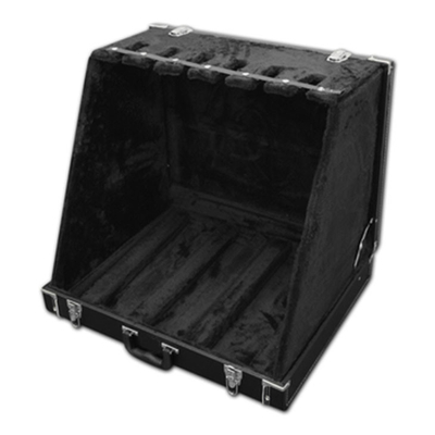 Punho levando acolchoado suporte da guitarra da caixa da cremalheira da guitarra de Hardshell da madeira compensada