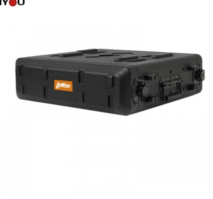 PE 10&quot; caixa rasa da cremalheira da profundidade 2U com armazenamento do microfone