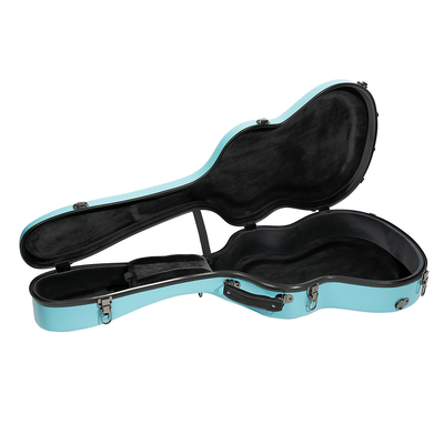 Impermeável azul de Tiffiany da caixa dura da guitarra da fibra de vidro de 39 polegadas