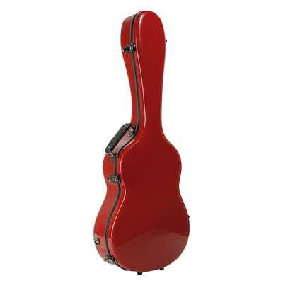 Caixa clássica da guitarra da fibra de vidro de 39 polegadas a melhor vermelha
