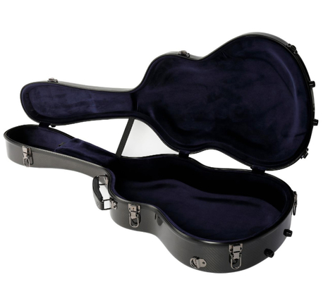 Carbono clássico CFC-500 do ar do caso do voo da guitarra do punho rígido vermelho