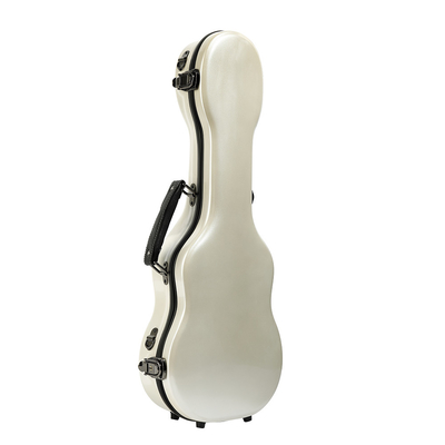 Fibra de vidro dura Hardshell da caixa da uquelele do concerto do marfim impermeável