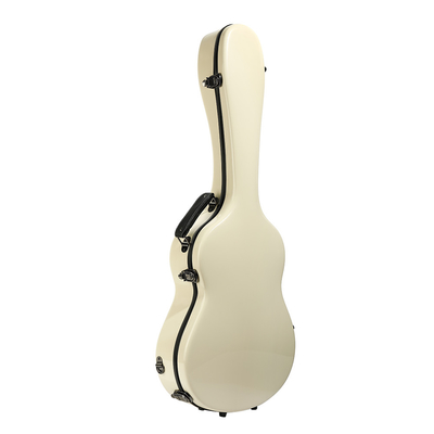 Caixa dura da guitarra do vidro de fibra do marfim/Shell Guitar Case Acoustic dura