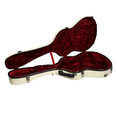Caixa dura da guitarra do vidro de fibra do marfim/Shell Guitar Case Acoustic dura