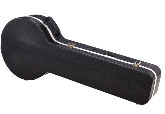 O luxuoso macio reforçado da caixa do banjo de Hardshell do ABS 3 triplicar-se croma travas chapeadas