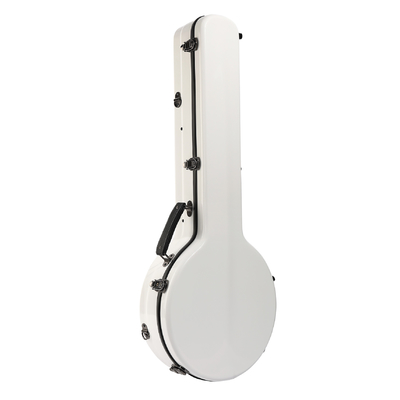 Forte branco da anti caixa do banjo de Hardshell da fibra de vidro da pressão extremamente