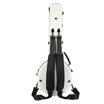 Forte branco da anti caixa do banjo de Hardshell da fibra de vidro da pressão extremamente
