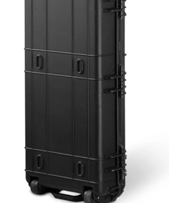 Capa de plástico rodada de Carry Cases PP da ferramenta do IP 67 com o resistente químico das rodas