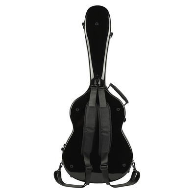 Anti caixas da guitarra da fibra de vidro da pressão para o preto das guitarra acústicas