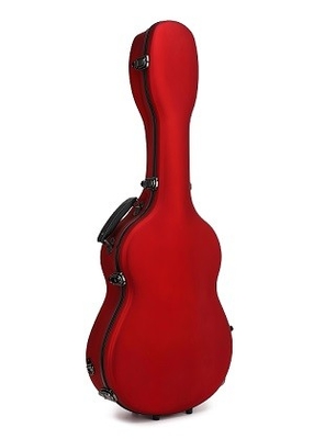 Resistência da ruptura da caixa da cremalheira de Matte Red Fiberglass Classical Guitar