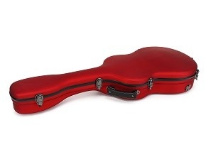 Resistência da ruptura da caixa da cremalheira de Matte Red Fiberglass Classical Guitar