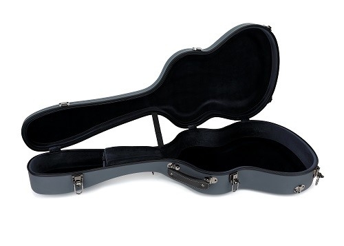 39 polegadas Matte Fiberglass Guitar Hard Case com trouxa prendem com correias Linner de seda