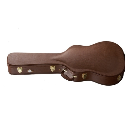 Brown Plywooden 38&quot; forro grosso do luxuoso do pescoço da caixa 13cm da cremalheira da guitarra