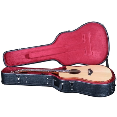 Da caixa amigável da cremalheira da guitarra de Eco peso leve preto acústico Plywooden