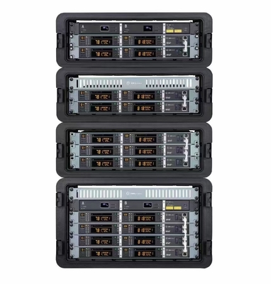 Dois caixa da montagem em rack dos punhos 4U com uma profundidade de 9,8 polegadas que trava a trava