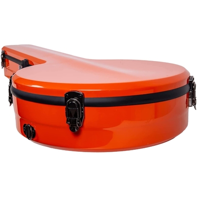 Caixas de banjo de casca dura com correia ajustável e 2 bolsos interiores