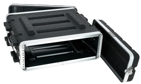 Slim 3U Rackmount Case para AV e IT Gear 19 polegadas de largura