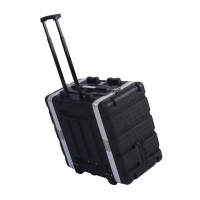 Revestimento de rack 4U de perfil baixo com rodas Resistência a choques Economia de espaço